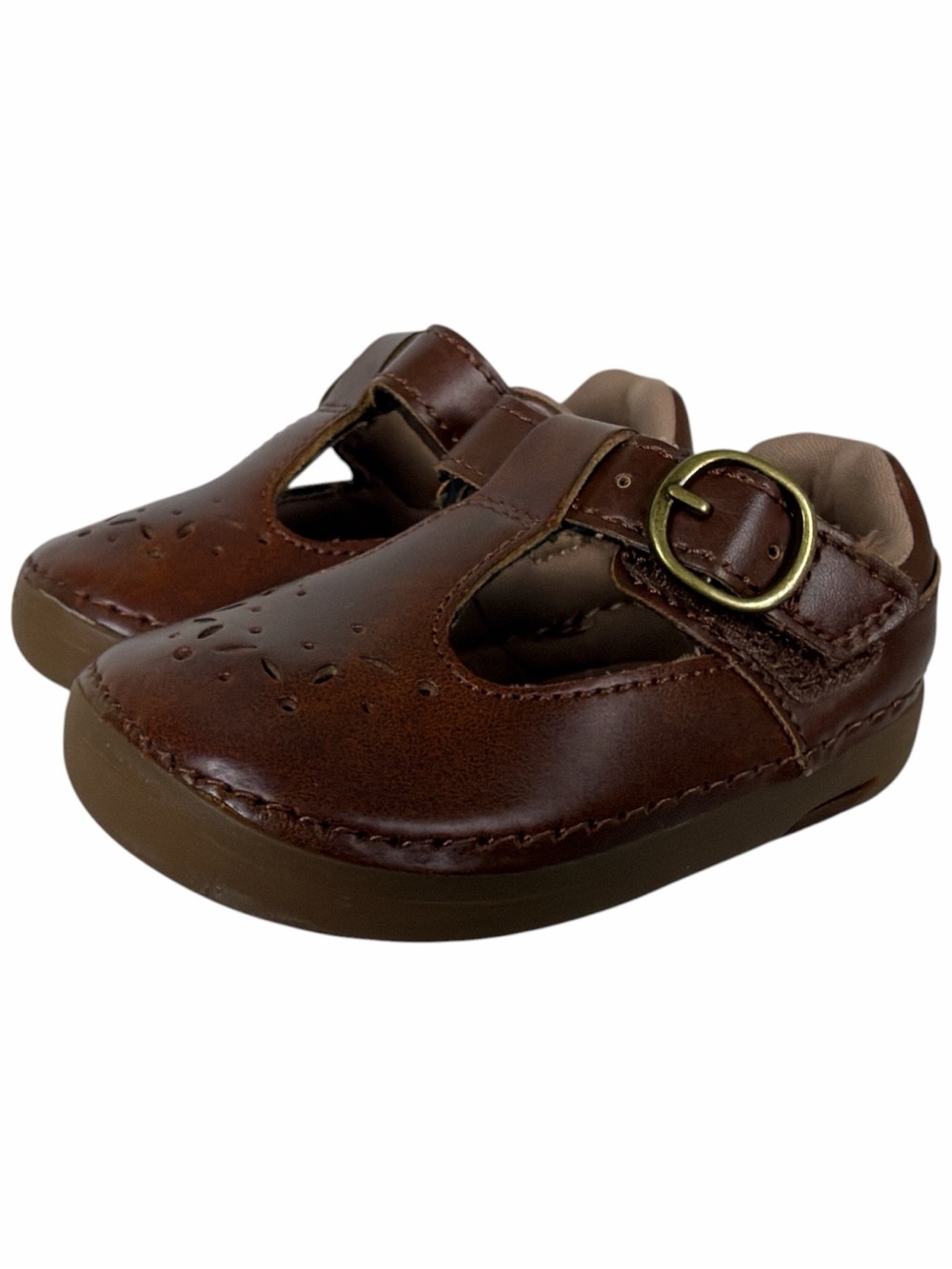 Stride Ride Soft Motion Mini Mara T-Strap Shoes- Color: Cedar- Size 4 M - Picture 12 of 13